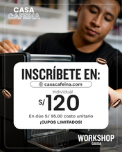 Cargar imagen en el visor de la galería, WORKSHOP Gaggia 11 y 25 abril