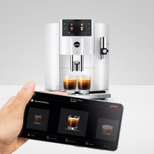 Cargar imagen en el visor de la galería, JURA E8 Piano White - Máquina de café superautomática + Cool control 1L