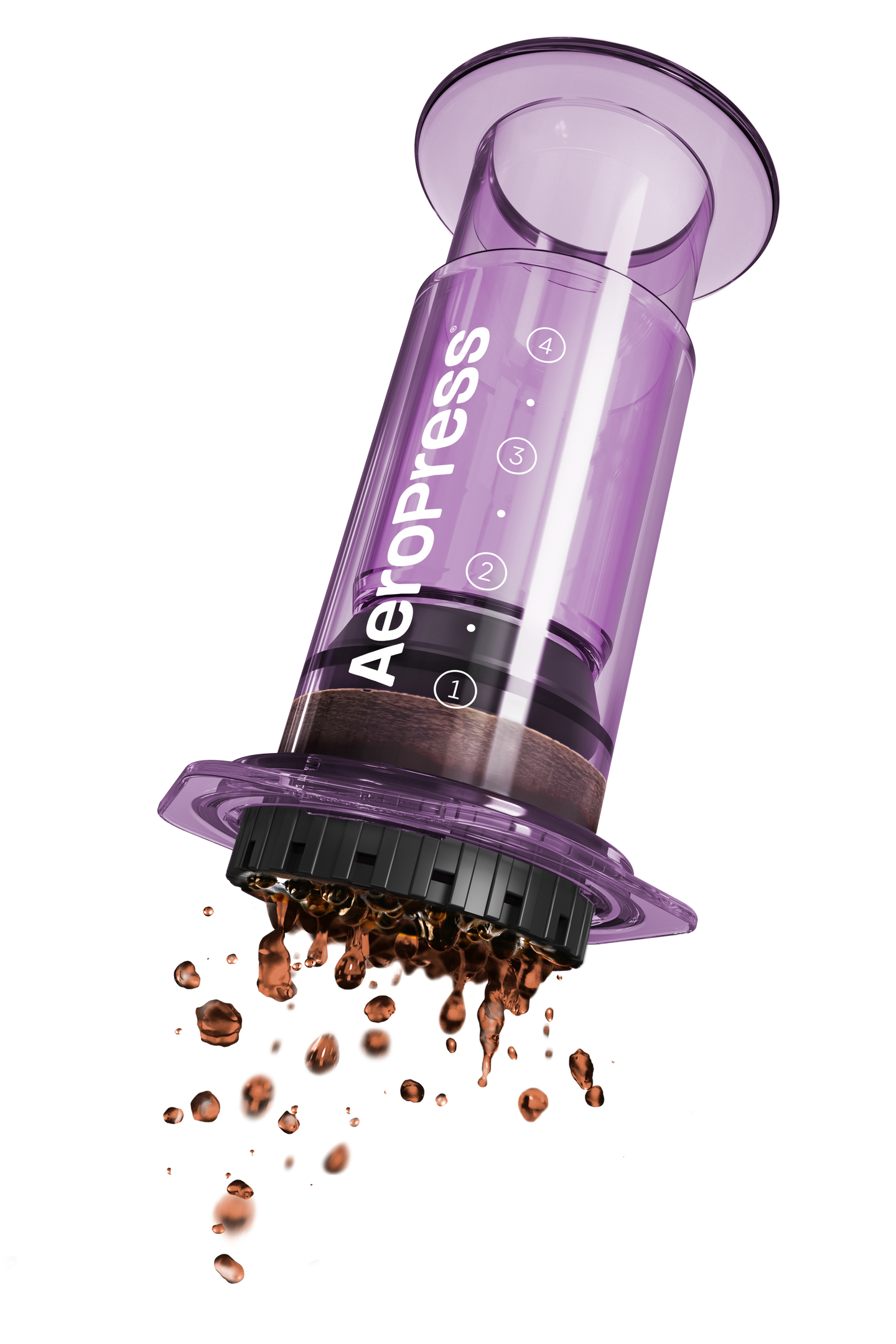 AeroPress Morado - Coffee Maker Cafetera Portátil CLEAR