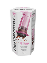 Cargar imagen en el visor de la galería, AeroPress Rosado - Coffee Maker Cafetera Portátil CLEAR
