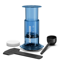Cargar imagen en el visor de la galería, AeroPress Azul - Coffee Maker Cafetera Portátil CLEAR