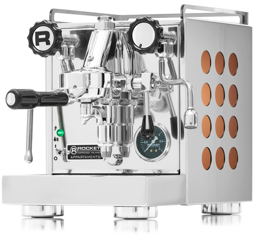 Máquina ROCKET Espresso Appartamento SERIE INOX WHITE /COPPER