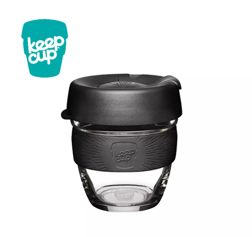 Mug Térmico - Brew Silicona Negro KeepCup