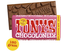 Cargar imagen en el visor de la galería, Tony&#39;s barra de chocolate 180gr