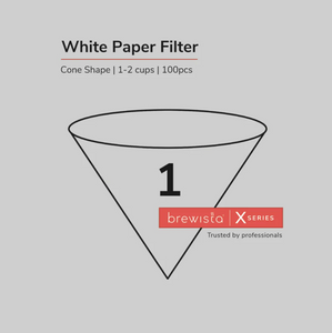 Filtros de café x100 blanco X series - Brewista