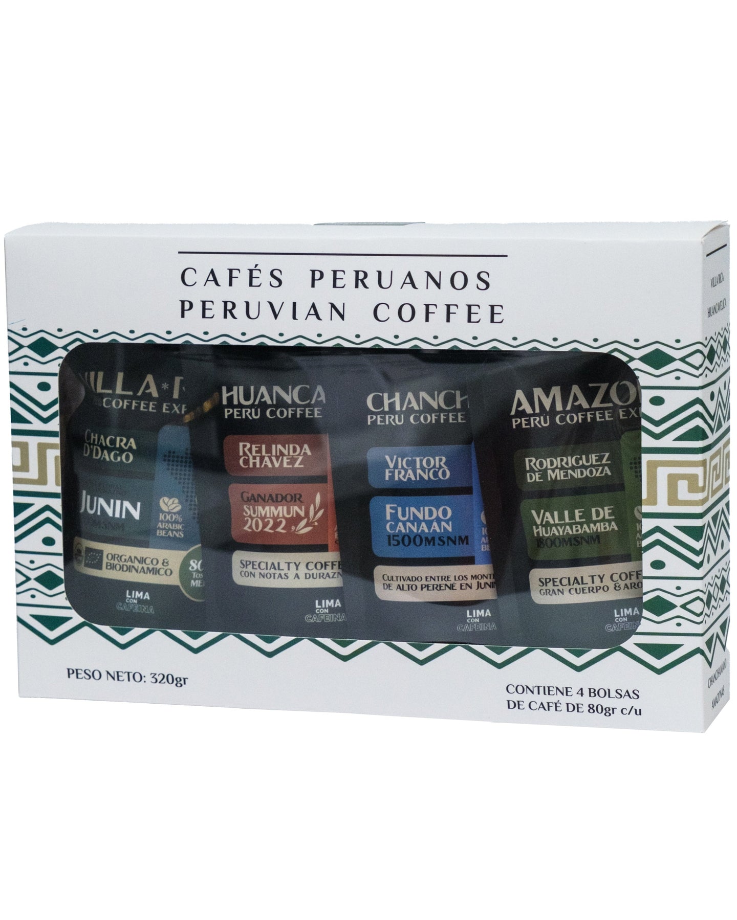 Colección Cafés Peruanos - 4 Orígenes Selectos Specialty Coffee Experience
