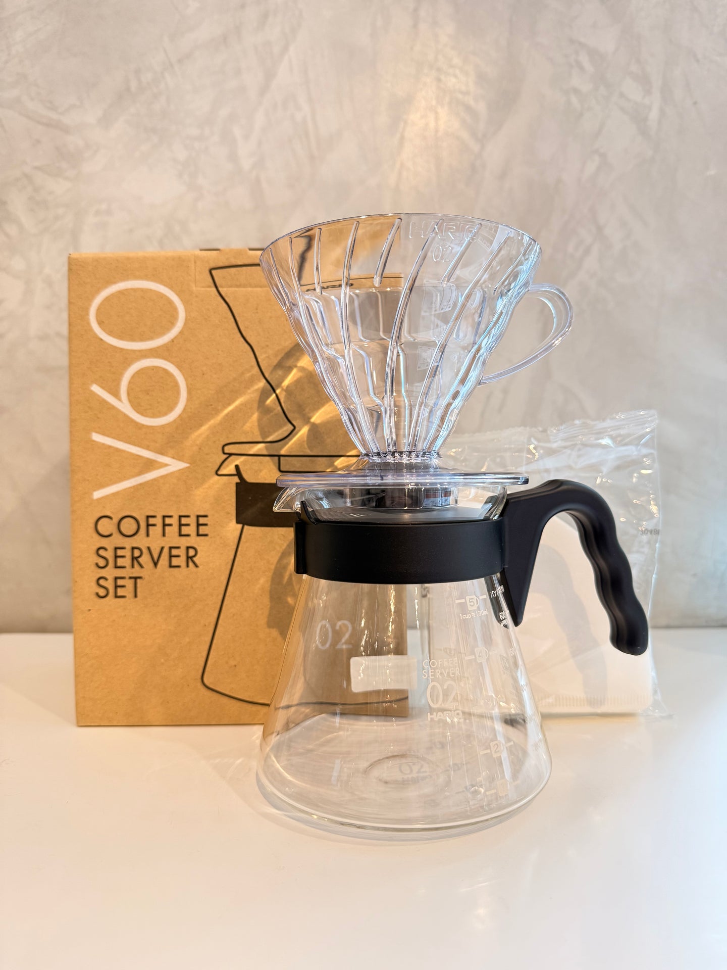 Kit de V60 1-4 tazas de plástico Negro Latam