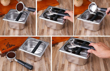Cargar imagen en el visor de la galería, Knock Box acero inox - Tachito para café