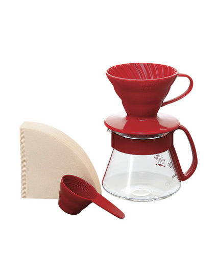 Kit de V60 1-2 tazas de cerámica Rojo