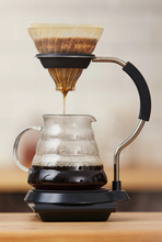 Cargar imagen en el visor de la galería, Kit de V60 1-4 tazas Stand Glass - Dripper Set HARIO