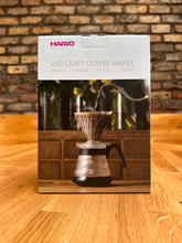 Cargar imagen en el visor de la galería, Kit de V60 1-4 tazas Craft Negro HARIO
