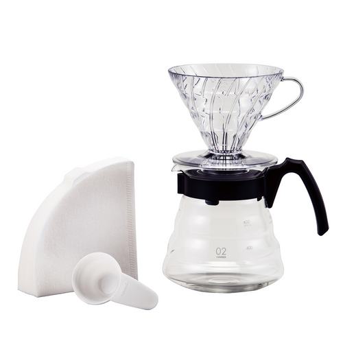 Kit de V60 1-4 tazas Craft Negro HARIO