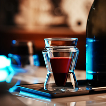 Cargar imagen en el visor de la galería, MHW-3BOMBER Vaso de vidrio transparente serie DW - V-Shaped 130ml