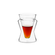 MHW-3BOMBER Vaso de vidrio transparente serie DW - V-Shaped 130ml