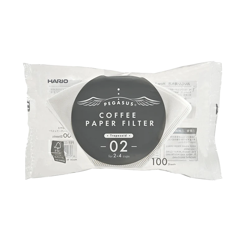 Pack de 100 Filtros blancos para Pegasus de 2-4 tazas