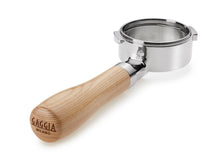 Cargar imagen en el visor de la galería, Portafiltro naked madera -  Gaggia 58mm