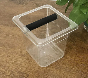 Knock Box transparente - Tachito para café