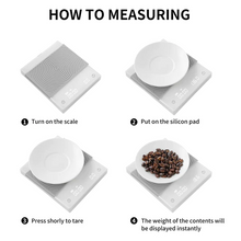 Cargar imagen en el visor de la galería, Balanza Black Mirror TIMEMORE Coffee Basic Plus Precision Timer