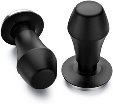 Cargar imagen en el visor de la galería, Tamper a presion 58mm - Acero inox Negro con base
