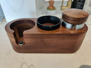 Tamping Stand Premium Wooden Mojae - Organizador