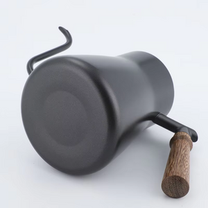 Tetera cuello de Cisne con Termómetro 850 ml - Mango de madera