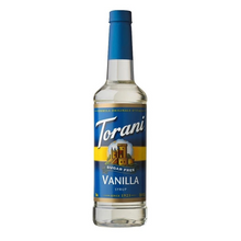 Cargar imagen en el visor de la galería, Torani Syrup 750ml Vanilla Sugar Free - Jarabe para café