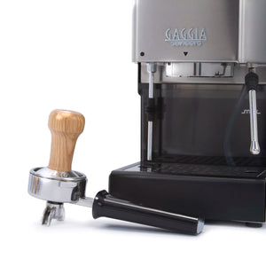 Tamper Gaggia - 58mm madera de fresno