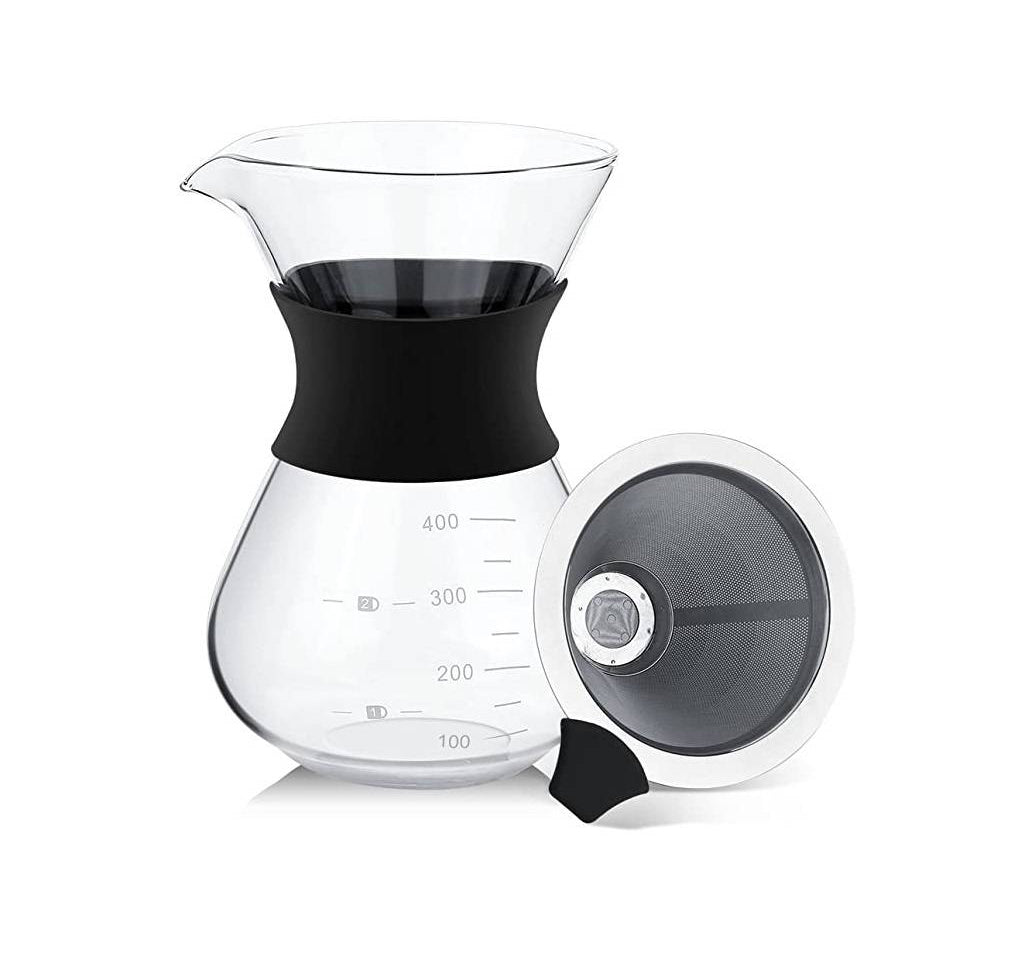 Cafetera por goteo con filtro de acero inox 400ml