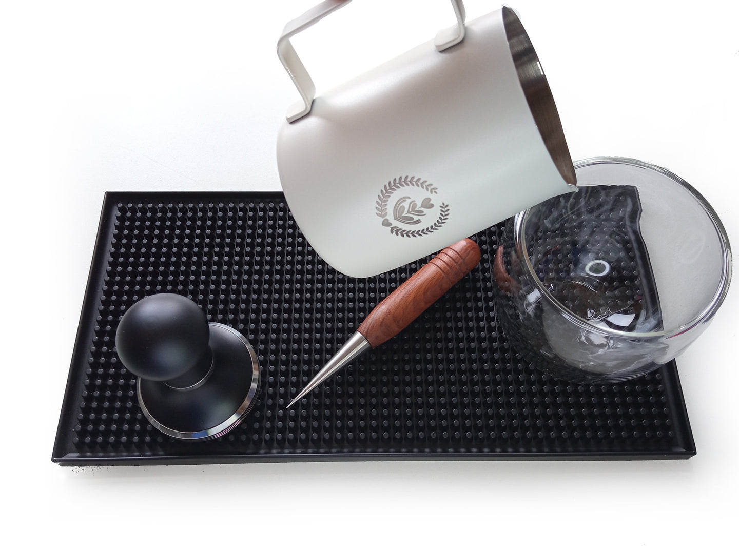 Tapete de Silicona - Black bar Negro