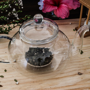 Tetera de vidrio con infusor - Té e infusiones