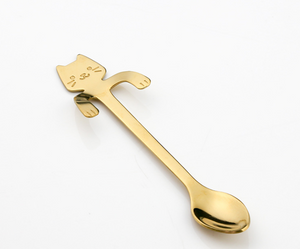 Cucharita de gatito - Acero inoxidable
