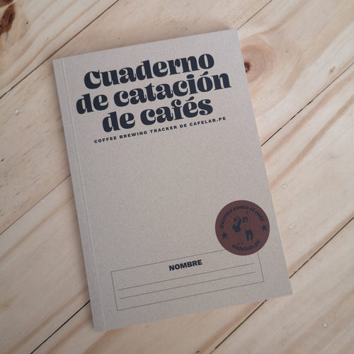 Cuaderno de catación de café