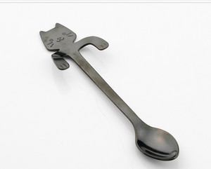 Cucharita de gatito - Acero inoxidable