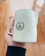 Jarra Barista punta fina 350ml - acero inox acabado blanco mate