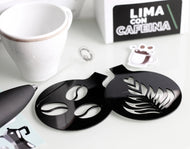 Moldes de acrílico para dibujo en taza x2