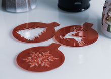 Cargar imagen en el visor de la galería, Molde navideño para dibujo en taza x 2
