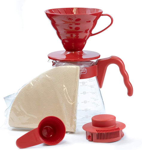 Kit V60 Rojo Hario