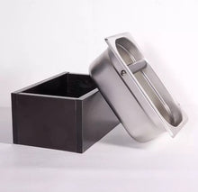 Cargar imagen en el visor de la galería, Knock Box cuadrado acero inox - Tachito para café
