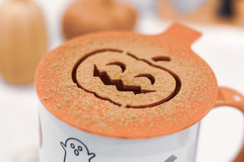 Moldes de acrílico de terror para dibujo en taza x2 - Halloween