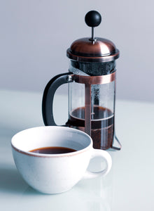 Taza para latte o capuccino caliente