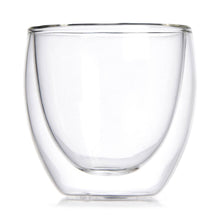 Cargar imagen en el visor de la galería, Taza pequeña doble vidrio café